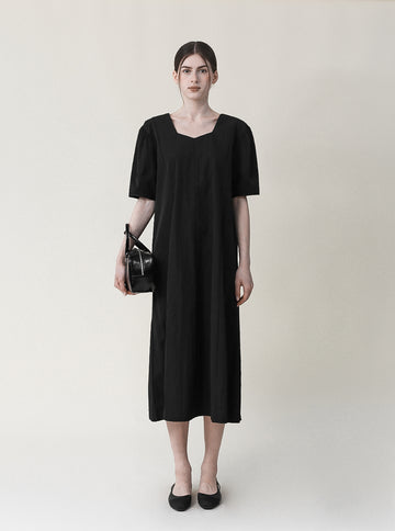 Ana Square Neck Long One Piece